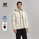 运动sportsday羽绒服25秋冬新石墨烯印花连帽外套男