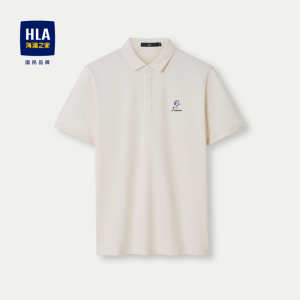 HLA/海澜之家布鲁伊联名系列短袖POLO衫24春夏新款凉感防晒上衣男