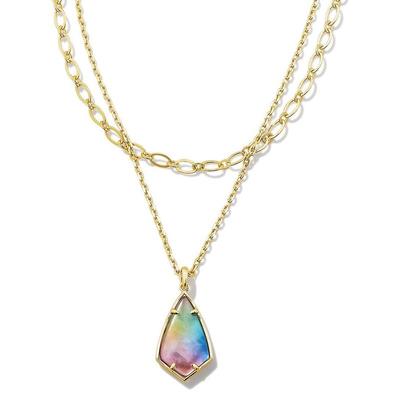 代购Kendra Scott女士项链优雅潮流轻盈精致14K镀金