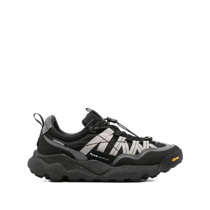 代购Flower Mountain山雾花野女士登山鞋防水防滑缓震耐磨黑色灰