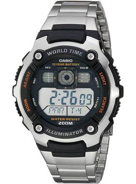 CASIO卡西欧日韩腕表AE2000WD1AV男款专柜2024新款代购美国款手表
