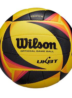 海外代购Wilson/威尔胜排球官方比赛OPTX黄色黑色训练竞技