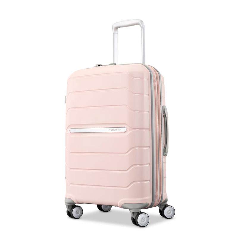 海外代购Samsonite/新秀丽男女旅行箱静音轮万向轮20寸粉色登机