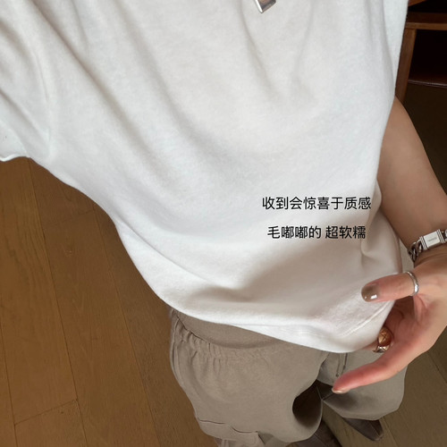 LACHER-面料舒服秋上新圆领修身短袖T恤373d046