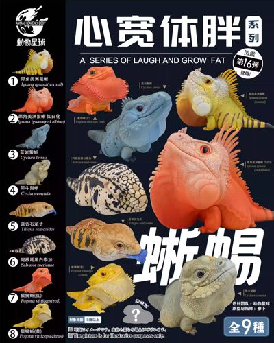 动物星球蜥蜴模型手办