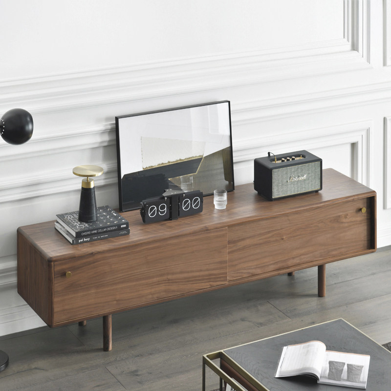 JOLOR进口北欧现代简约丹麦设计黑胡桃木Brass电视柜视听柜在类目 住宅家具, 柜类, 电视柜中 - 来自Buy2taobao.com提供专业的淘宝代购服务