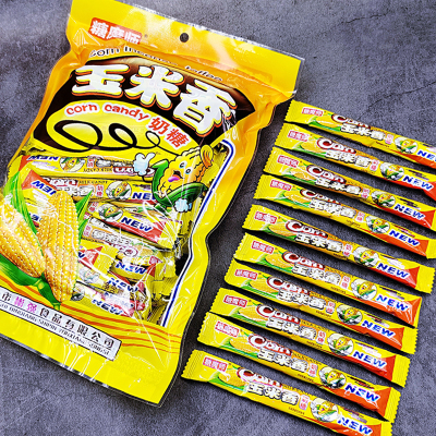 玉米香奶糖夹心型糖果学校学生宿舍办公休闲小零食品节日礼物年货