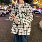 男生时尚舒适外套休闲衬衫领夹克XZ302B-1-JK23115P60，男装夹克，星座302B-1