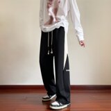 秋冬时尚舒适配色青少年运动休闲裤XZ302B-1-K438P42，男装休闲裤，星座302B-1