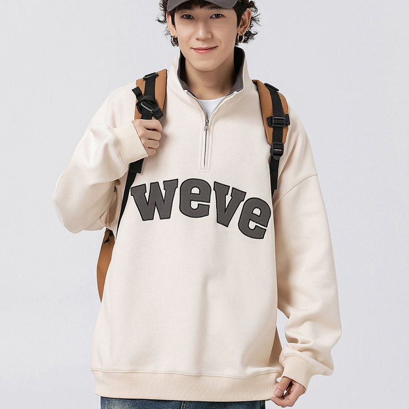 秋季外套立领宽松套头长袖潮流情侣卫衣XZ302-1-W5522P45,男装卫衣,星座302B-1