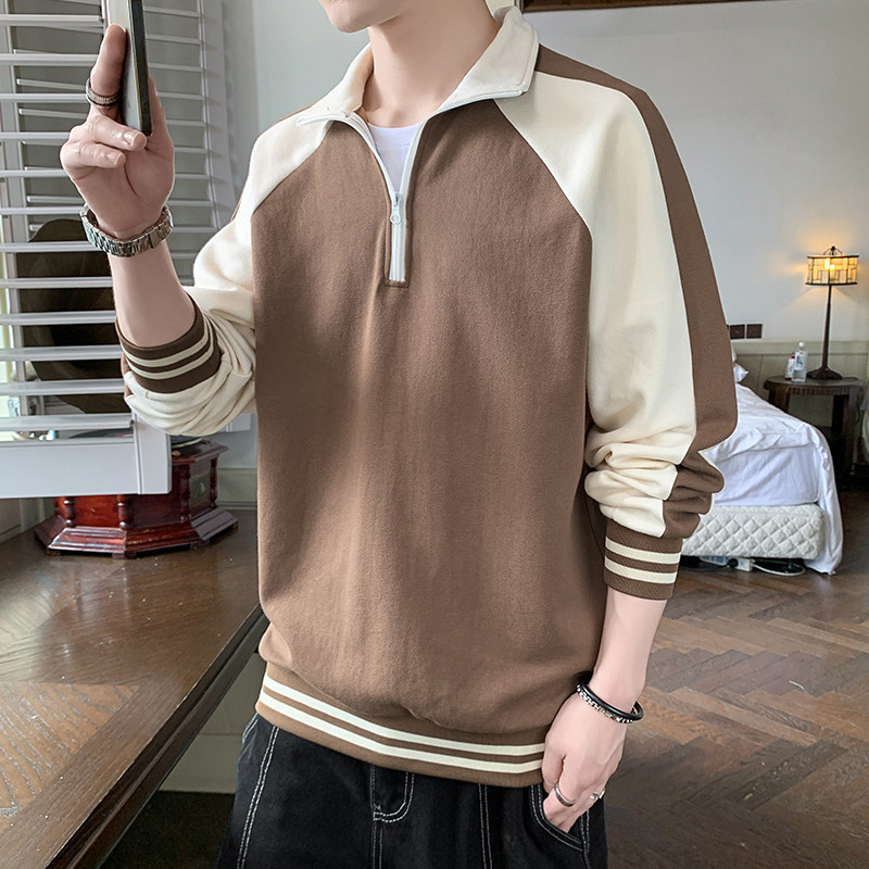 秋季男士上衣宽松套头潮流运动休闲卫衣XZ302B-1-W55128P41,男装卫衣,星座302B-1
