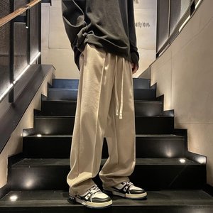工装裤直筒潮流青春流行潮长裤宽松型春季休闲裤XZ04B-K618P40图片