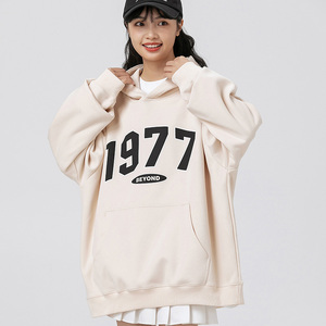 秋季外套连帽宽松潮流情侣装卫衣XZ302B-1-W5521图片