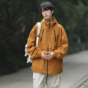 秋季男士工装宽松日系潮流休闲外套夹克XZ302B-1-JK2307P68图片