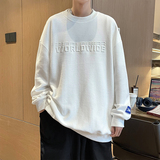 新款港风POLO衫华夫格翻领凹凸卫衣套头潮XZ304B-W3314P30，男装T恤，星座302B-1