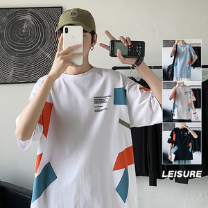 夏季新款时尚宽松百搭ins潮牌百搭休闲衣服XZ304B-T3066P20图片