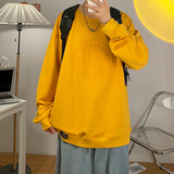 秋季新款港风宽松时尚潮中性休闲卫衣XZ304B-W5510P30，男装卫衣，星座302B-1