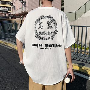 夏季新款冰丝短袖T恤男士休闲宽松短袖男个性T恤XZ304B-T3103P32图片