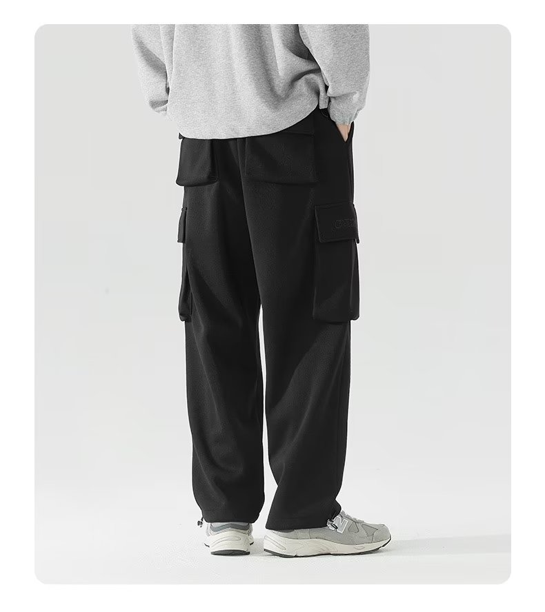 工装宽松潮流春季新款时尚潮流百搭宽松直筒休闲裤XZ304B-K608P42,男装休闲裤,星座302B-1