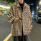 男生休闲毛呢休闲时尚舒适洋气衬衫领夹克XZ302B-1-JK23116P60，男装夹克，星座302B-1