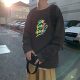 秋季新款港风宽松学时尚生印花休闲卫衣XZ304B-W5523P30，男装卫衣，星座302B-1