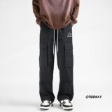 秋冬男士工装宽松潮流运动休闲裤XZ302B-1-K478P38，男装休闲裤，星座302B-1