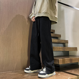 秋冬男士宽松直筒潮流百搭裤子XZ302-1-K23301P5图片