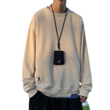 秋季新款港风宽松学生拼接时尚休闲卫衣XZ304B-W5520P30，男装卫衣，星座302B-1