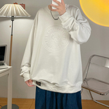 秋季新款港风宽松时尚潮中性休闲卫衣XZ304B-W5510P30，男装卫衣，星座302B-1