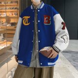 外套百搭潮宽松运动棒球服原宿风复古休闲夹克XZ302B-1-JK502P78，男装夹克，星座302B-1