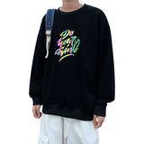 秋季新款港风宽松学时尚生印花休闲卫衣XZ304B-W5523P30，男装卫衣，星座302B-1