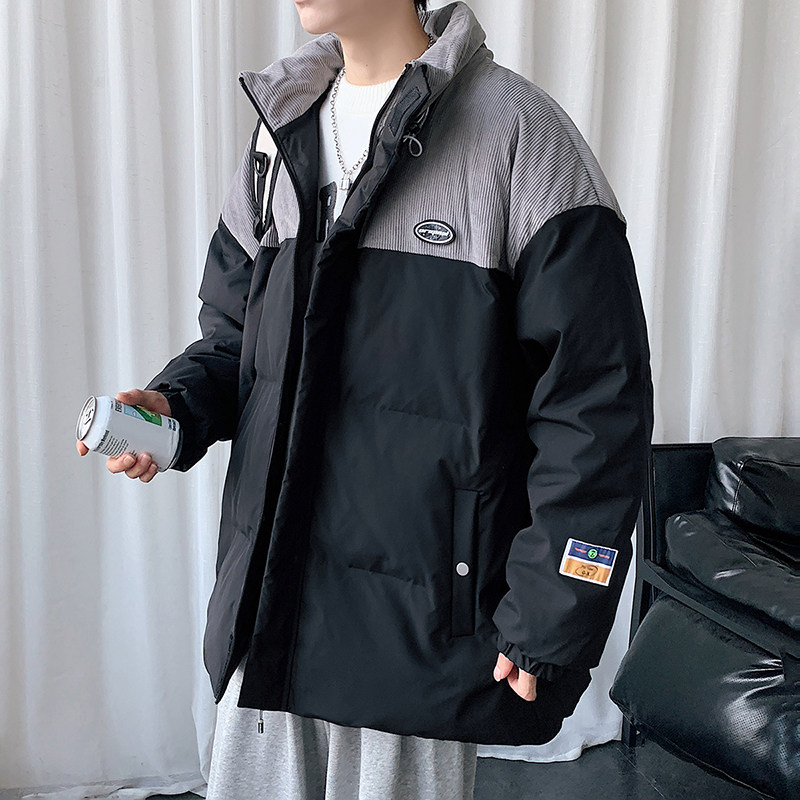 冬季男士工装面包服潮流加厚宽松外套棉服XZ302B-1-M8883P85,男装棉衣,星座302B-1