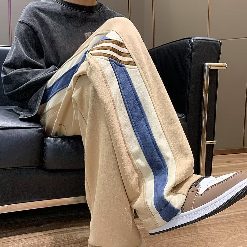 休闲裤潮气质青春ns男时尚潮牌帅气潮流慵懒港风XZ302-1-K508P38,男装休闲裤,星座302B-1
