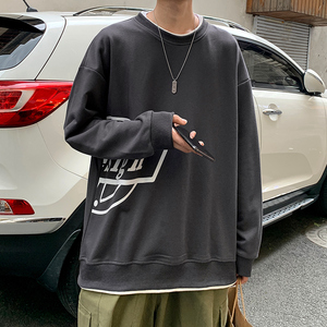 秋季新款潮流印花宽松圆领时尚休闲卫衣XZ304B-W5505P30图片
