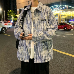 秋冬男士宽松潮流加厚外套夹克XZ302B-1-JK23112P65图片