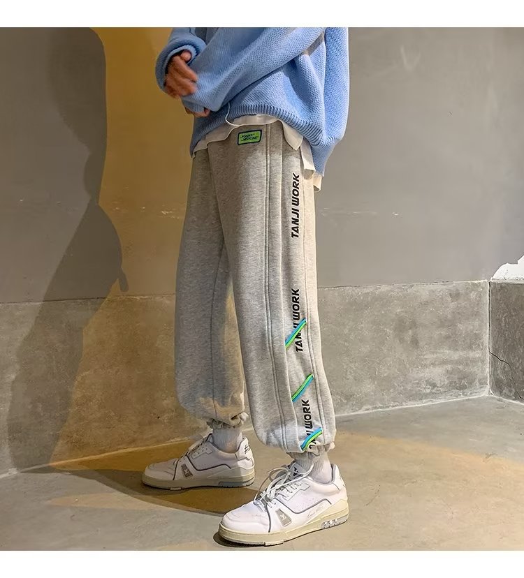 秋冬新款时尚舒适洋气运动休闲裤XZ302B-1-K885P35加绒款P38,男装休闲裤,星座302B-1