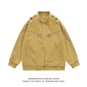 超火炸街棒球服ins潮网红2024秋季新款短夹克XZ302B-1-JK1192P65