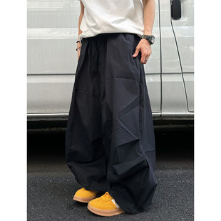 伞兵裤 可束脚灯笼裤 男女 休闲裤 XBRO日系复古宽松肥腿遮肉显瘦大码