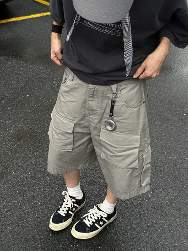 显腿长的夏季水洗五分裤