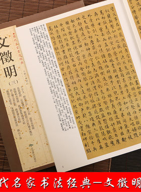 文征明三 历代名家书法经典 繁体旁注 千字文醉翁亭记前后赤壁赋岳阳楼记心离骚经九歌卷四山五十咏跋等字帖