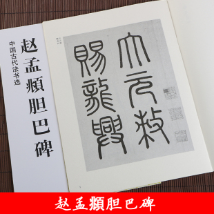 简体旁注 毛笔楷书书法练字帖 魏文源主编 江苏美术出版 浩瀚文化 中国古代法书选 社 赵孟頫胆巴碑