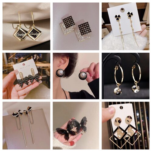 摆地摊夜市货源耳环韩国时尚网红直播爆款耳钉耳饰