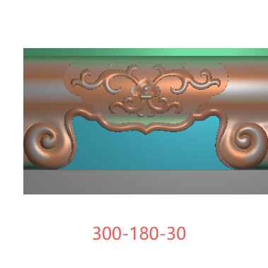 脚座底座精雕图石雕立体 四角柱 四面石材雕刻图古建图300-180-30