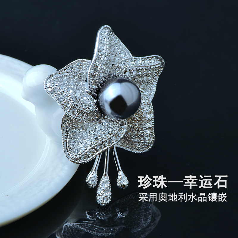 Broche femme LADY COLOUR en Nacre - Ref 1172072 Image 4