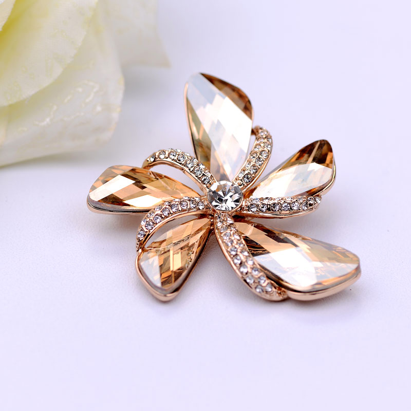 Broche femme LADY COLOUR en cristal artificiel - Ref 1172160 Image 2