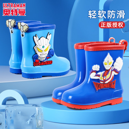 男童学生四季防滑雨鞋