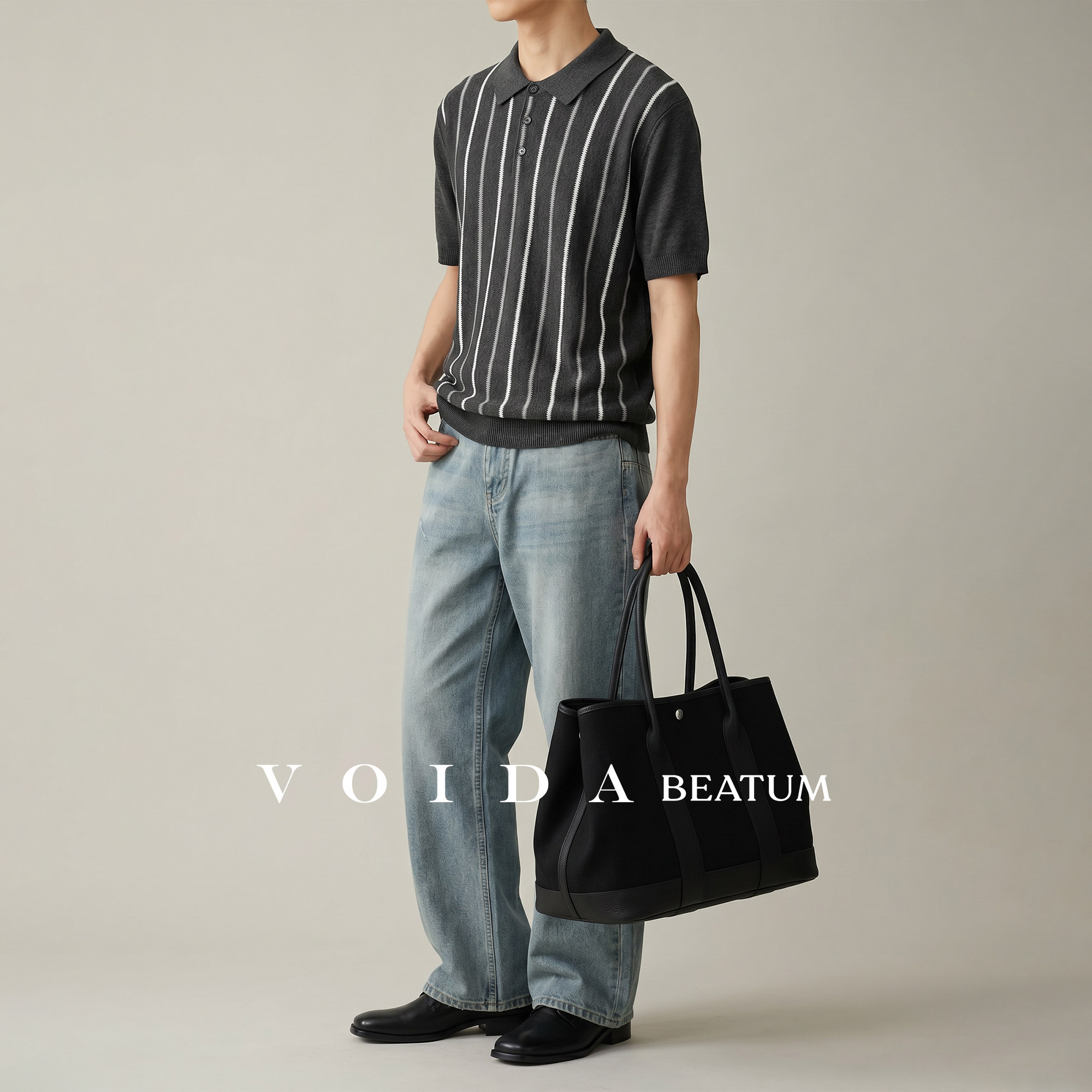 不搭82%莱赛尔老钱风POLO衫男