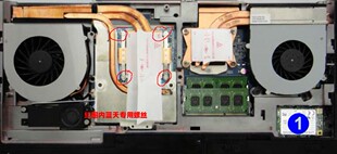 X799 X599 专用显卡螺丝发6个 K680E P650 GX8 适用于神舟Z7