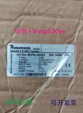 现货供应全新帝尔TRelectronic编码器IEV62-00002，议价