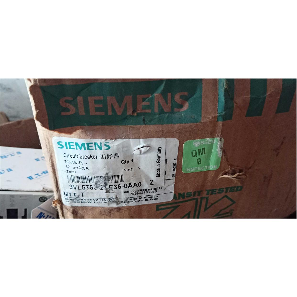 西门子塑壳断路器3VL9563-6AE30(3VL5763-2AA36-OAAO议价$